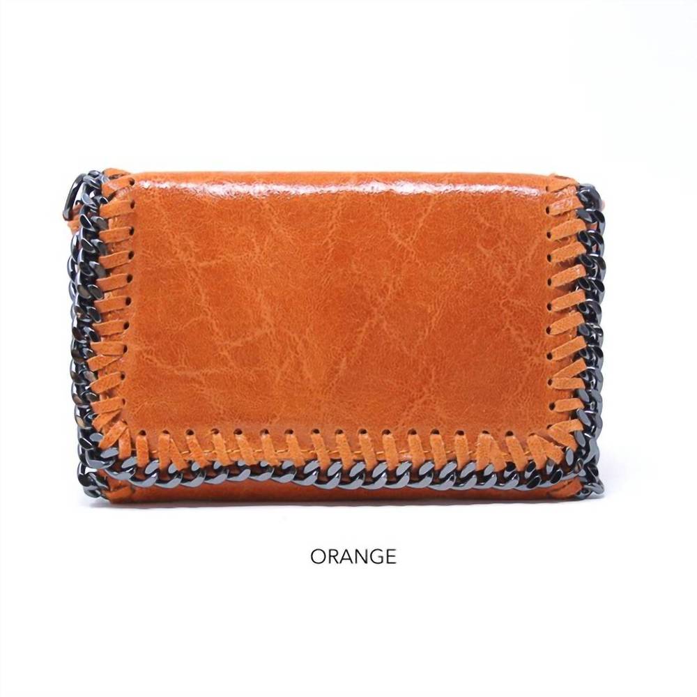 NEW GERMAN FUENTES eliza clutch in orange